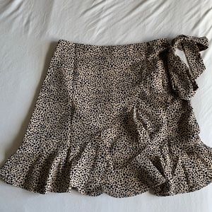Leopard print Princess Polly skirt